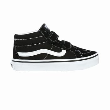 Detske Kotnikove Tenisky Vans Sk8-Mid Reissue V (8-14+ years) Čierne VA93RCGHP